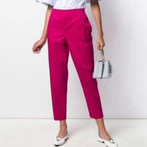 Theory Pop Fuschia Easy Trouser Classic Chino Pant